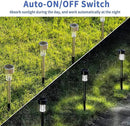 GIGALUMI Solar Pathway Lights 20 Pack, Stainless Steel IP44 Waterproof Auto On/Off Outdoor LED Solar Landscape Lights for Garden, Yard, Patio, Path and Walkway. (Cold White) by GreenHaven Gardens