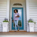 Step2 Atherton Square Planter, Large Planters for Outdoor Plants, Gardening and Flower Pot for Patio or Porch, Efficient Drainage, Durable Plastic, Classic White by CozyNest Decor