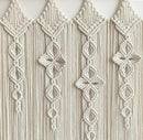 Achart Macrame Wall Hanging Large- Boho Wall Decor- large wall art- Wall Decor Living Room- Macrame Tapestry Boho Decor for Bedroom (Beige-Flower) by CozyNest Decor