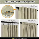 MYSKY HOME Sage Green Sheer Curtains Short Window Treatment Panels Light Filtering Semi Sheer Curtains Boho Farmhouse Style Texture Soft Touch Kitchen Drapes Set, 50" Wide x 63" Long, 2 Panels by CozyNest Decor