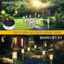 Dazzle Bright Solar Pathway Lights Outdoor, 12 Pack LED Solar Powered Waterproof Garden Lights, Landscape Lighting for Walkway Driveway Lawn Patio Yard Decoration, Warm White by GreenHaven Gardens