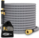 TITAN Flexible Garden Hose 15FT – Ultra Lightweight, Heavy Duty Water Hose with Brass Fittings & Jet Nozzle – Kink-Free, Non-Expanding, Durable Fabric Hose for Yard, Lawn, Car Wash, Outdoor Use by GreenHaven Gardens