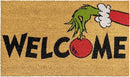 Gertmenian Disney Mickey Mouse Doormat Rug Retro Front Door Coir Mat Home Indoor Outdoor Entryway Carpet, 2-Pack 20x34, The Grinch Welcome/Merry Grinchmas by CozyNest Decor