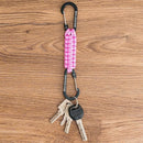 BRAVESHINE Paracord Keychain Carabiner Clip, D Ring Lanyard Hanger Stroller Hook for Water Bottle, Key, Backpacks, Men, Women by TinyTreasures Baby Boutique