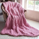 Chunky Knit Blanket - Luxury Soft Cozy 60 * 80 Throw Blanket,100% Woven Blanket Rope Knot Throw Blanket for Couch, Sofa, Home Decor, Gift - Machine Washable(Pink) by CozyNest Decor