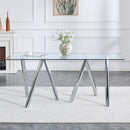 Dining Table With Transparent Surface by Unique Piece Furniture