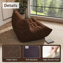 Bean Bag Chair, Oversized Loveseat Fireside Chair for Adults, 2 Seater with Memory Foam Filled, Lazy Sofa Lounge Floor Sofa for Living Room, Bedroom, Office, No Assembly Required. (Coffee) by CozyNest Decor