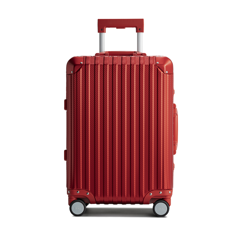 TREVA Aluminum Suitcase Red
