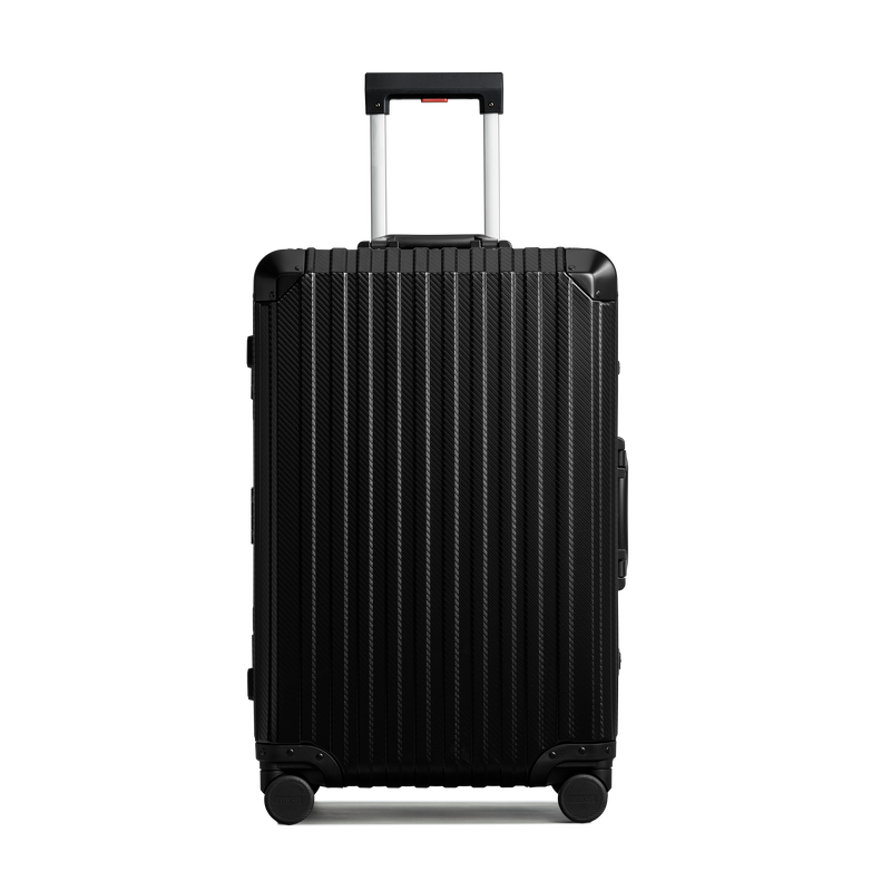 TREVA Aluminum Suitcase Black