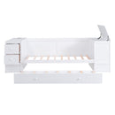 Daybed With Storage Arms, Trundle And Charging Station by HouseOfZazla