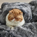 Bedsure GentleSoft Fluffy Sherpa Fleece Faux Fur Blankets Queen Size for Bed, Bedroom Decor Winter Thick Warm Full Queen Blankets, Fuzzy Plush Soft Heavy Mink Tie Dye Grey Bedding Cozy Gifts, 90x90 by CozyNest Decor