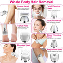7 In 1 Electric Razor for Women Lady Hair Removal Epilators for Leg Face Arm Bikini Armpit Public Hairs IPX6 Wet and Dry Use Cordless Rechargeable Who