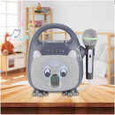 Singimals Kids Karaoke Speaker with Microphone - Unleash Your Child's Inner Superstar, Bluetooth v5.1, 12H Playtime, 5W Speaker, Multicolor LED Lighting, Kubby The Koala by TinyTreasures Baby Boutique
