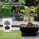 Bonsai Soil Premium All Purpose Blend | Pre-Mixed Ready to Use for Fast Drainage | Large 2.2 Quarts | Lava, Limestone Pearock, Calcined Clay and Pinebark | Made in USA by GreenHaven Gardens