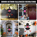 POPGIFTU 51" Halloween Crashing Witch Decoration – Pink Flying Witch for Tree, Yard, Porch, and Indoor Outdoor Halloween Décor by CozyNest Decor