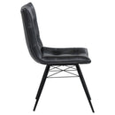 Tufted Back Dining Chairs (Set of 4) - Black by HouseOfZazla