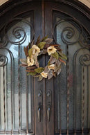 Admired By Nature 24" Magnolia Pine for Home Office Front Door Wreath, Wall Hanging Arrangement Decoration by CozyNest Decor