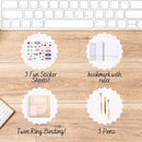 2025-2026 Monthly Large Planner- Daily, Weekly & Monthly Organizer with 3 Pens & Stickers - Organized Chaos Pink, January 2025 to June 2026, Stylish & Durable by TinyTreasures Baby Boutique