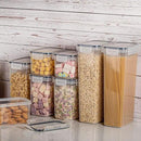 Vtopmart 32pcs Airtight Food Storage Containers Set, BPA Free Plastic Kitchen and Pantry Organization Canisters with Lids for Cereal, Dry Food, Flour and Sugar, Includes 32 Labels by CozyNest Decor