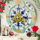 The Gears Clock Wall Clock Italy Collection with Moving Gears (Maiori, 24 inch Round) by CozyNest Decor