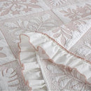 MarCielo 3-Piece 100% Cotton Oversized Bedspread Lightweight Quilt Coverlet Embroidery Farmhouse Bedding Set (TJ Colorful,King (112"x102")) by CozyNest Decor