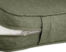 Classic Accessories Montlake Water-Resistant 21 x 20 x 4 Inch Patio Lounge Back Cushion, Heather Fern Green, Outdoor Loveseat Cushions by GreenHaven Gardens