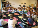 OLEEK Large Classroom Rug Elementary 8x10 - Classroom Rugs for Kids Room - Classroom Carpet Elementary - Kids playroom Rug 8 x 10 - Preschool Rugs for Classroom - Schoolgirl Style Classroom Decor by TinyTreasures Baby Boutique