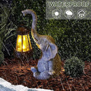Attivolife Lucky Elephant Solar Statue Light for Garden Decor, Outdoor Waterproof Figurines Lamp, Art Patio Lawn Easter Balcon Yard Ornament - Beautifully Home Ideal Birthdays Gifts for Women Mom by GreenHaven Gardens