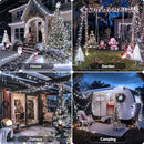 JMEXSUSS 800 LED White Christmas Lights Outdoor, 272ft 8 Modes Christmas Tree Lights Green Wire, Waterproof Led Christmas String Lights for Outside Indoor Xmas Party Tree Decor by GreenHaven Gardens