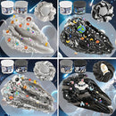 LAWOHO 6 Pack Galaxy Slime Kit for Kids- Cloud, Butter & Clear Slimes with Space Add-ins, 360ml Black Slime for Boys Girls, Kids Slime Kits for Easter Christmas Halloween Birthday, Space Party Favors by TinyTreasures Baby Boutique
