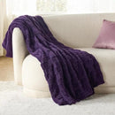 Bedsure GentleSoft Purple Throw Blanket for Couch - Super Soft Cozy Blankets Gifts for Women Men Girls, Cute Small Fleece Throws for Bedroom Home Decor, 50x70 Inches by CozyNest Decor