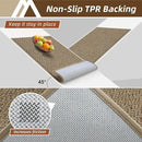 COSY HOMEER-Door-Mat 24"x36" Non Slip Absorbent Entryway Rugs Dirt Trapper Doormats Washable Entrance Mats Low Pile Welcome Floor Mat for Front Back Door and Entry Mats,Taupe by CozyNest Decor