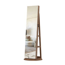 Swivel Jewelry Cabinet With Full Length Mirror