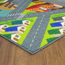KC Cubs 3x5 City Streets Car Road Rug – Educational Non-Slip Play Mat for Kids, Toddlers, Nursery, Classroom, Playroom, Baby Daycare, Boy Girl Carpet by TinyTreasures Baby Boutique