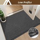 COSY HOMEER-Door-Mat 36"x60" Non Slip Absorbent Entryway Rugs Dirt Trapper Doormats Washable Entrance Mats Low Pile Welcome Floor Mat for Front Back Door and Entry Mats,Dark Grey by CozyNest Decor