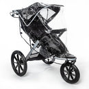 Graco Baby Jogging Stroller Universal Rain Cover, Ventilated Weather Shield, Waterproof, Windproof, Versatile Size to Fit Most Jogging Strollers, Vinyl, Clear, Plastic by TinyTreasures Baby Boutique