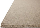 Loloi Dawn Collection Indoor/Outdoor DAW-04 Coffee 7'-8" x 7'-8" Round Area Rug by GreenHaven Gardens
