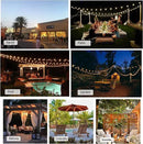 Outdoor String Lights 300FT Waterproof Globe String Lights with 150+4 Shatterproof G40 LED Bulbs,Dimmable Connectable Patio Lights String for Hanging Bistro Backyard Gazebo,2-Pack x 150 FT by GreenHaven Gardens