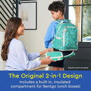 Bentgo Kids 2-in-1 Backpack & Insulated Lunch Bag - Durable 16” Backpack & Lunch Container in Unique Prints for School & Travel - Water Resistant, Padded & Large Compartments (Bug Buddies) by TinyTreasures Baby Boutique