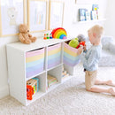NaturalCozy Storage Cubes 11 Inch Cotton Rope Woven Baskets for Organizing, 3-Pack | Cube Storage Bin | Square Storage Baskets for Shelves Organizer, Classroom, Kids Toy Bins, Closet, Baby Nursery by TinyTreasures Baby Boutique