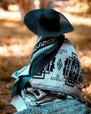 Off the Grid Inca Aztec Throw Blanket | Southwest Indian Navajo Boho Style | Native Woven Western Cover for Camping, Bedding, Couch by CozyNest Decor