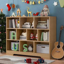 Book Shelf Set of 2, 10 Cubes Storage Organizer, 3-Tier Open Shelf Wooden Bookcase, Freestanding Wooden Bookshelf Cube Shelf for Bedroom, Living Room, Home Office by CozyNest Decor