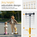 KUB Toddler Scooter for Kids Ages 2+, 3 Wheel Kick Scooter with LED Light-Up Wheels, Adjustable Height Handlebar, Lean-to-Steer, Anti-Slip Deck, Easy-Fold Design, Gift for Boys and Girls by TinyTreasures Baby Boutique