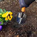 Garden Helper Garden Trowel with Measurements for Planting (Wide), Garden Hand Shovel Japanese Stainless Steel, Wooden Handle, Made in Japan by GreenHaven Gardens