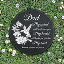 Dad Memorial Stone for Garden Memorial Plaque Father Sympathy Stepping Stone for Loss of Father in Loving Memory of Dad Memorial Grave Stone TNA21 by GreenHaven Gardens