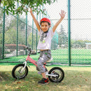 Balance Bike 2 in 1,The Dual Use of a Kids Balance Bike and Kids Bike,12 14 Inches for 2-6 Years Old,with Shock Absorbers, Fenders, Pedals, Auxiliary Wheels by TinyTreasures Baby Boutique