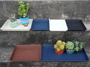Plant Growing Trays 2 Pack, Plant Tray, 14.5"x11", Heavy Sturdy Plastic Plants Saucer, Seedling Starter Trays, Seed Starter Growing Tray (Black) by GreenHaven Gardens