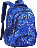 Primary School Backpack | Doubleday Collection for Boys | 17" Gamer Blue Design | Perfect for Teens by TinyTreasures Baby Boutique