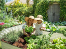 9-in-1 Galvanized Steel Raised Garden Bed // 8×2×1.5 ft Modular Planter for Gardening, Vegetables, Flowers // 18" Tall Metal Raised Garden Beds Outdoor (White) // Patented Design Planter Box by GreenHaven Gardens