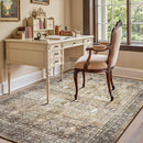 Lofus 5x7 Area Rug for Living Room,Brow Washable Area Rugs with Non-Slip Backing,Soft Neutral Carpets for Bedroom Dining Room Home Office Indoor Nursery by TinyTreasures Baby Boutique